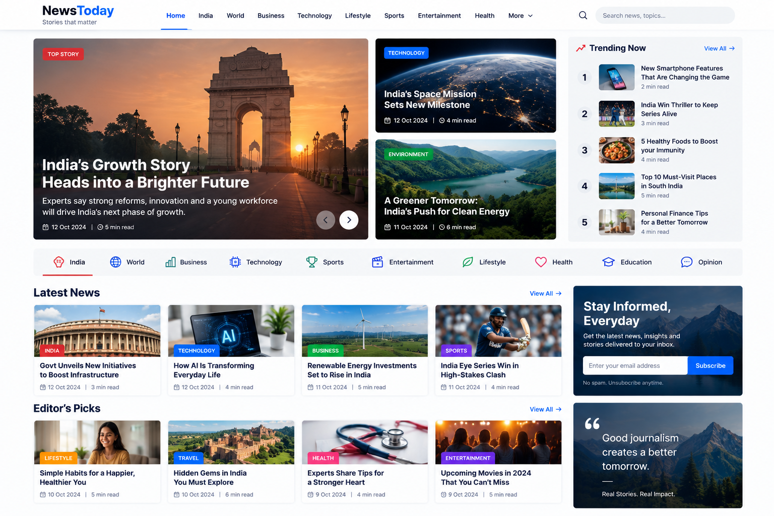 News & Blog Websites
