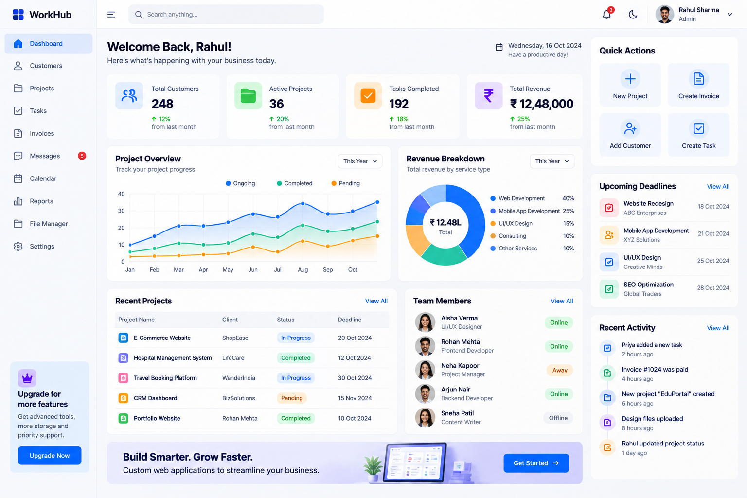 Custom Web Applications